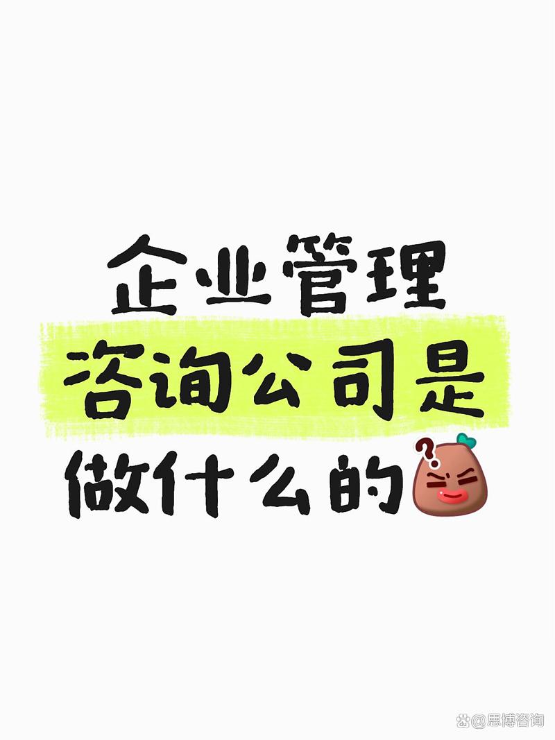 企业管理咨询公司是做什么的